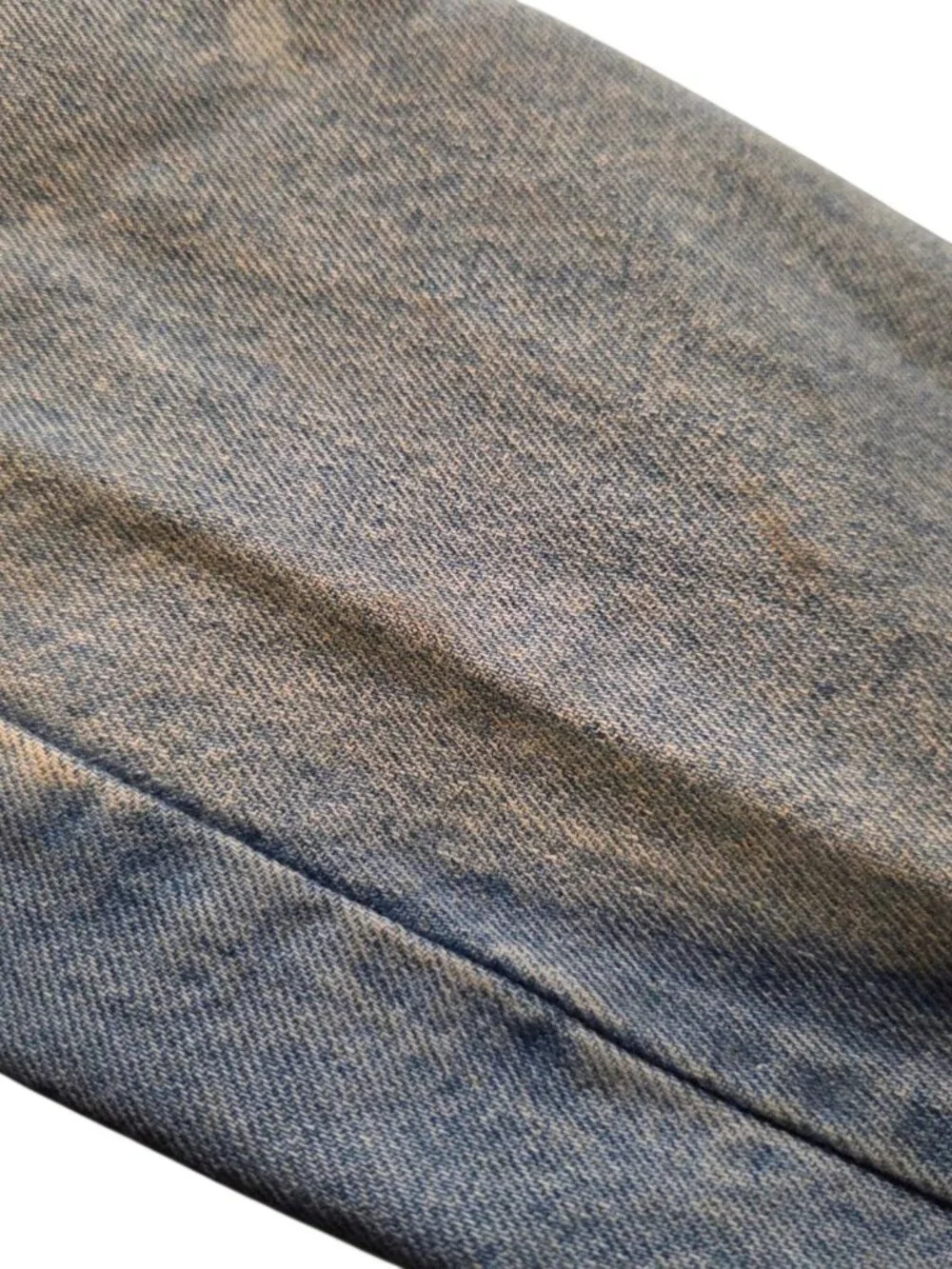 Vtg 80s Levis High Rise Mom Fit Seamed 30 X 32 Denim Jeans Made in USA Split 13